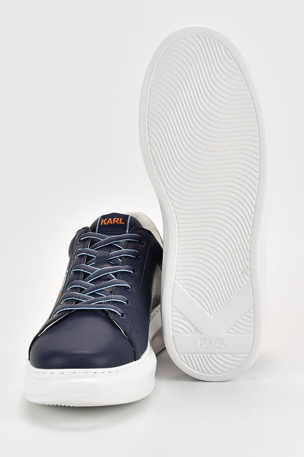 ΠΑΠΟΥΤΣΙΑ KARL LAGERFELD - 0AA NAVY LEATHER/BLUE